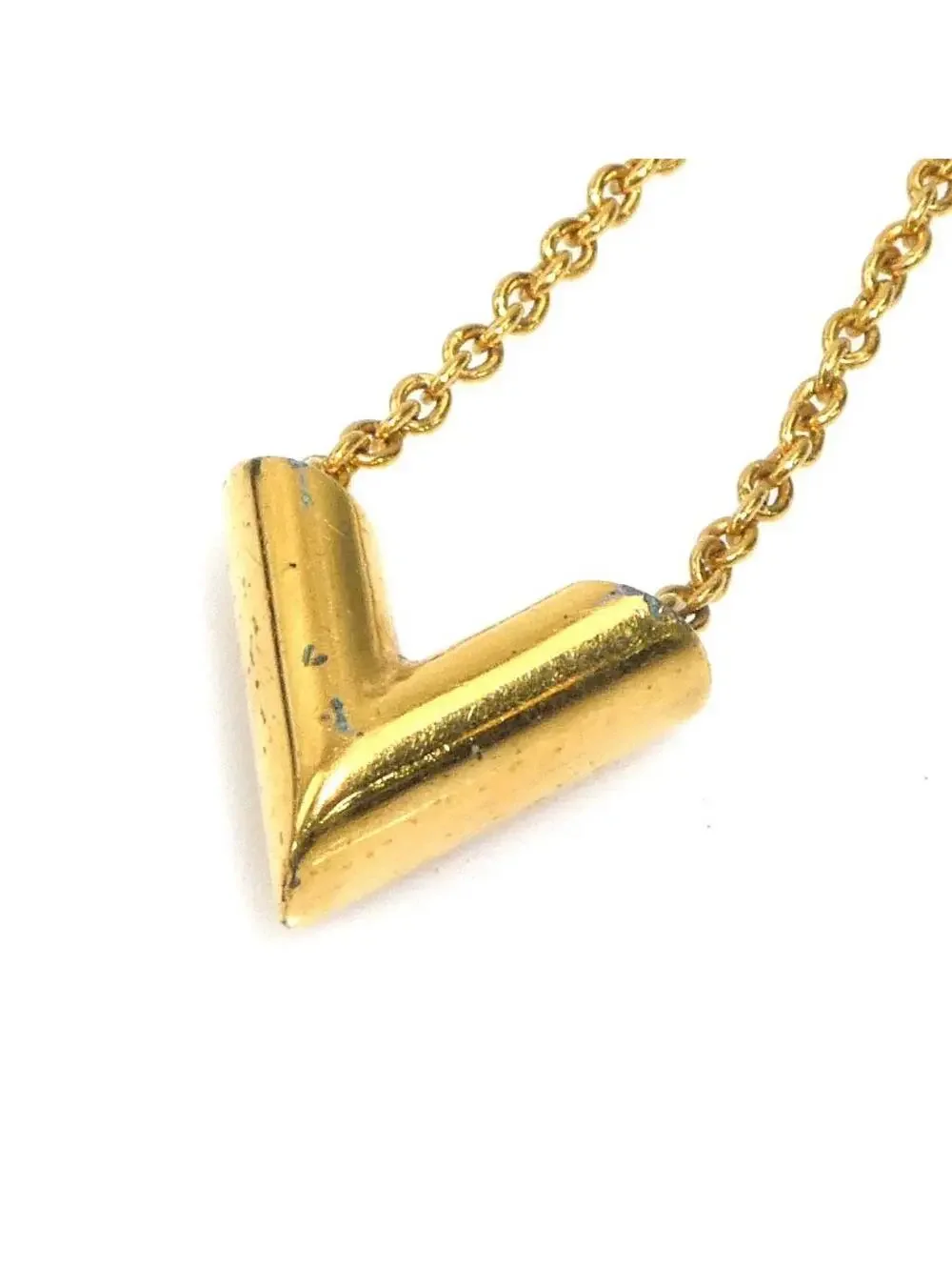 Auth Louis Vuitton Essential V Necklace #303057L23B